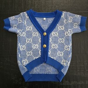 New Designer GG Dog Sweater Size XL
